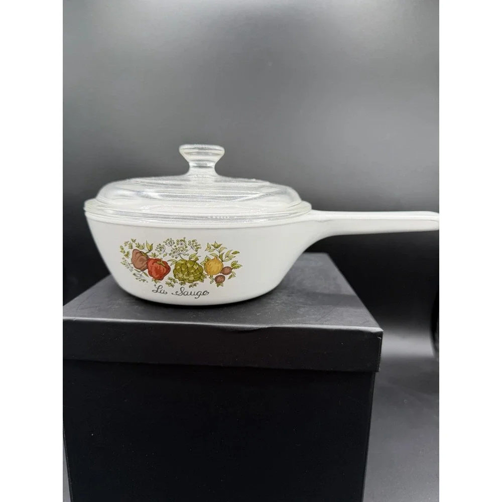 🌿🔥 Corning Ware Spice of Life 1 Pint Saucepan P‑81‑B w/ Lid – Vintage🔥🌿